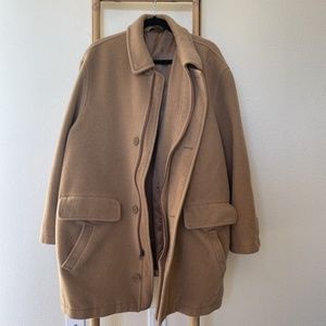 Bullock And Jones Mens Camel Hair Coat XL